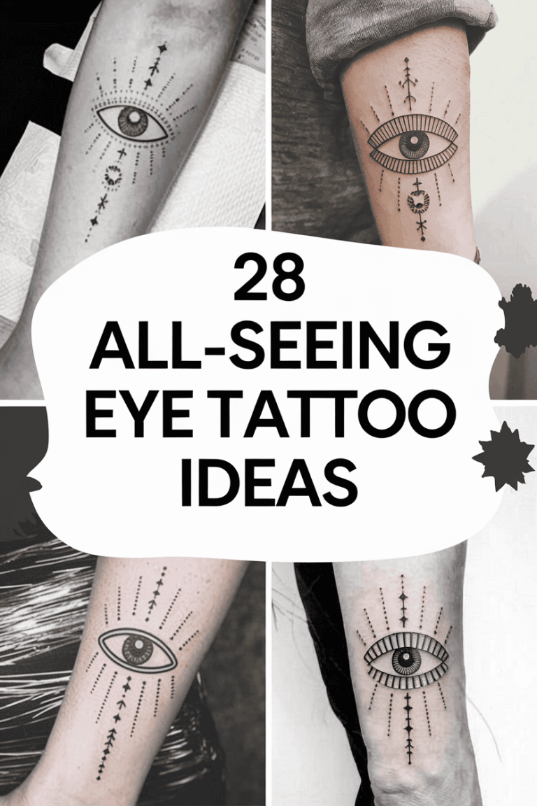 Mesmerizing All-Seeing Eye Tattoo Ideas for Mystical Vibes