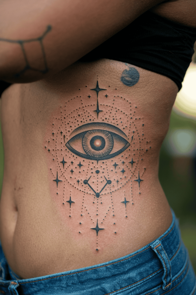 Mesmerizing All-Seeing Eye Tattoo Ideas for Mystical Vibes