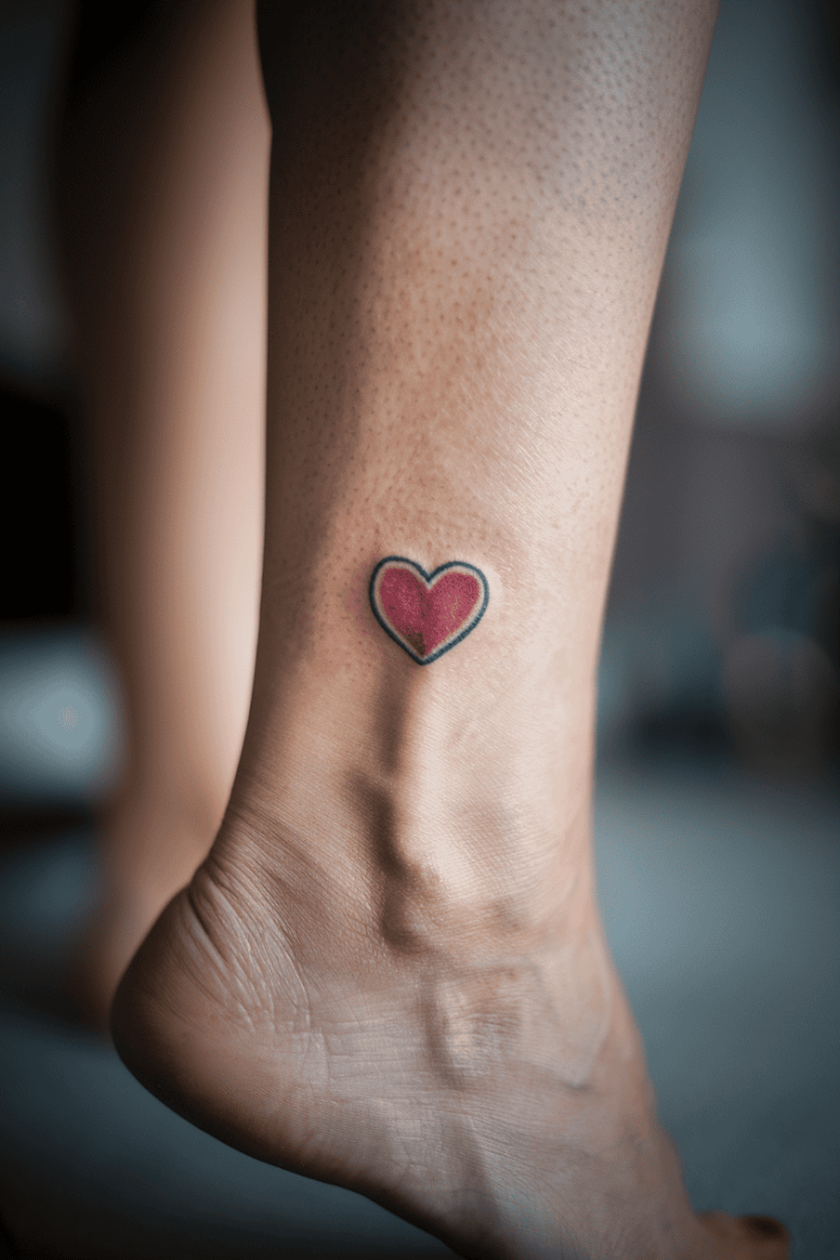 19 Sweet Small Heart Tattoos with Big Meanings