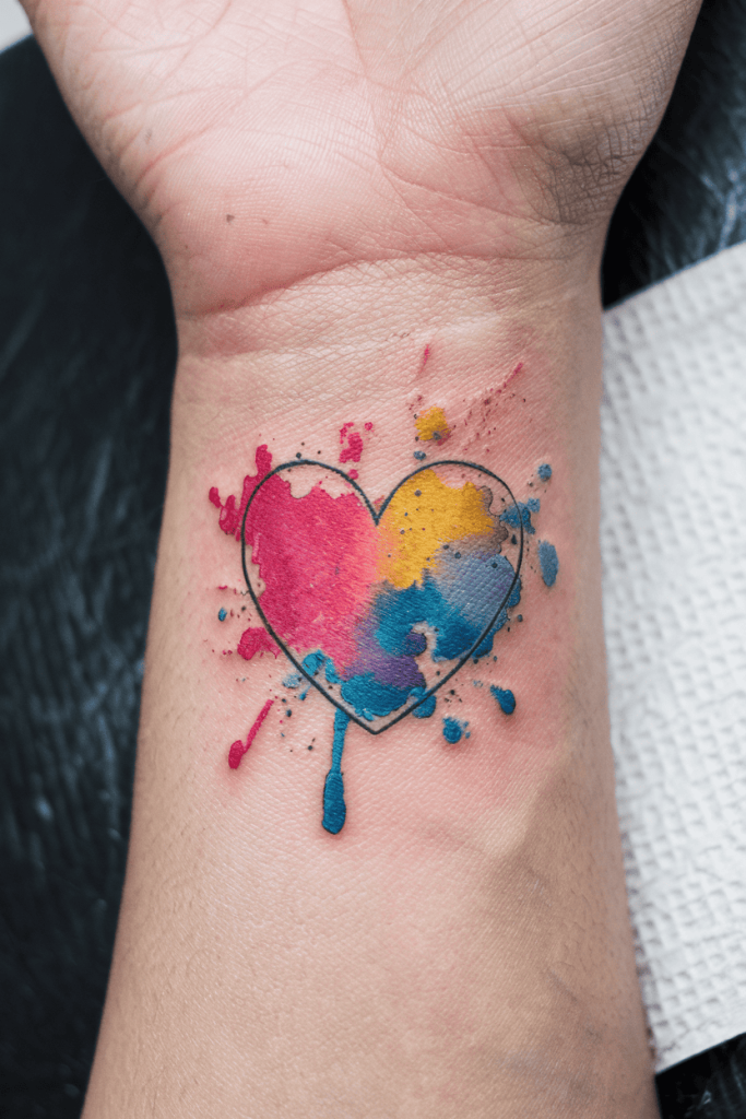19 Sweet Small Heart Tattoos with Big Meanings