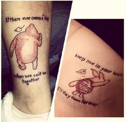 Winnie the Pooh Quote Tattoos