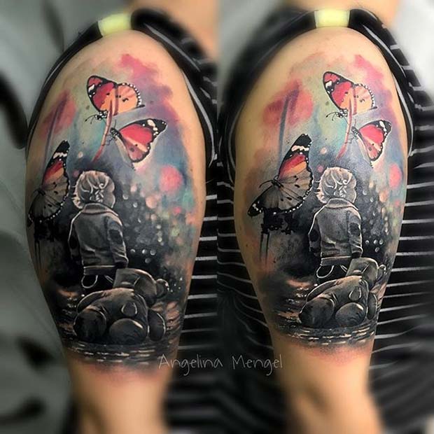 Memorial Tattoo Idea for a Child