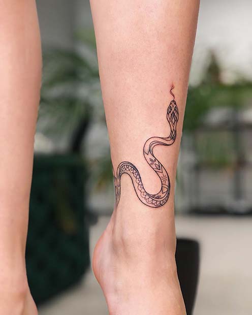 Badass Ankle Tattoo