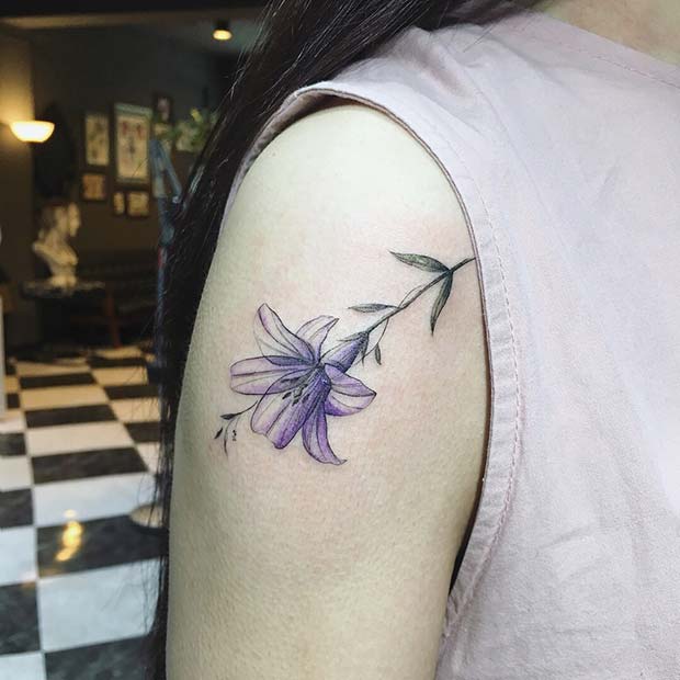 Beautiful Purple Lily