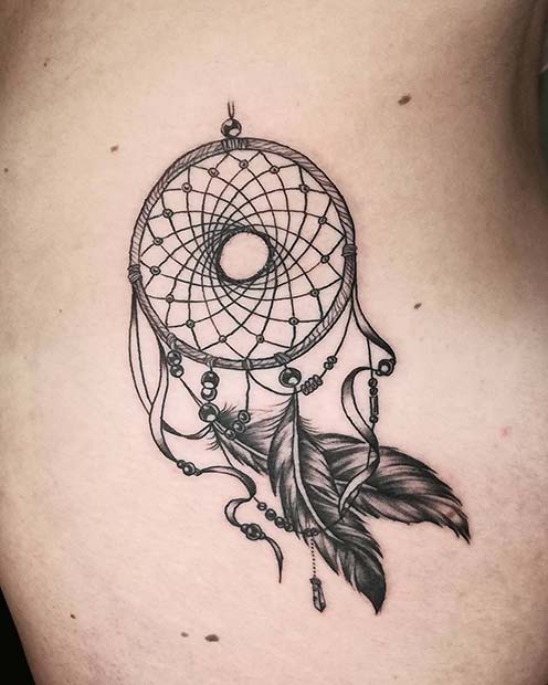 Classic Dream Catcher Tattoo