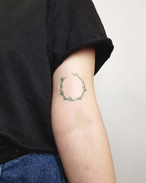 Cute Daisy Tattoo Design