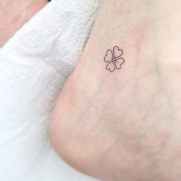 Cute Four Leaf Clover Design Idea
