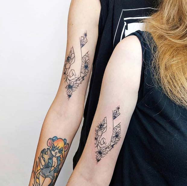 Holding Hands Tattoo Design