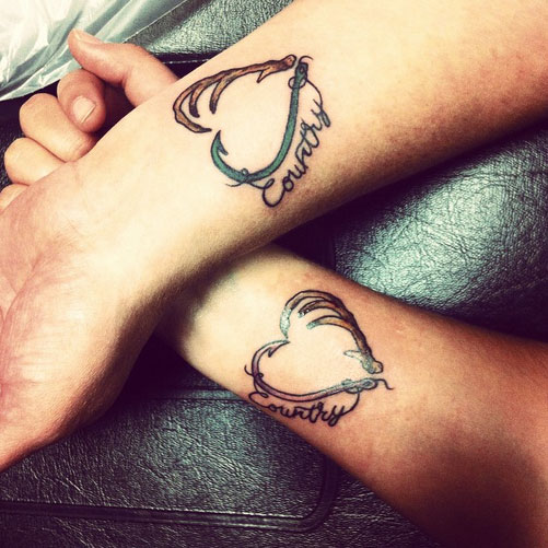 Mother Daughter Matching Wrist Tattoos