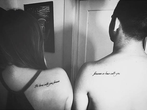 Couples Quotes Back Tattoos
