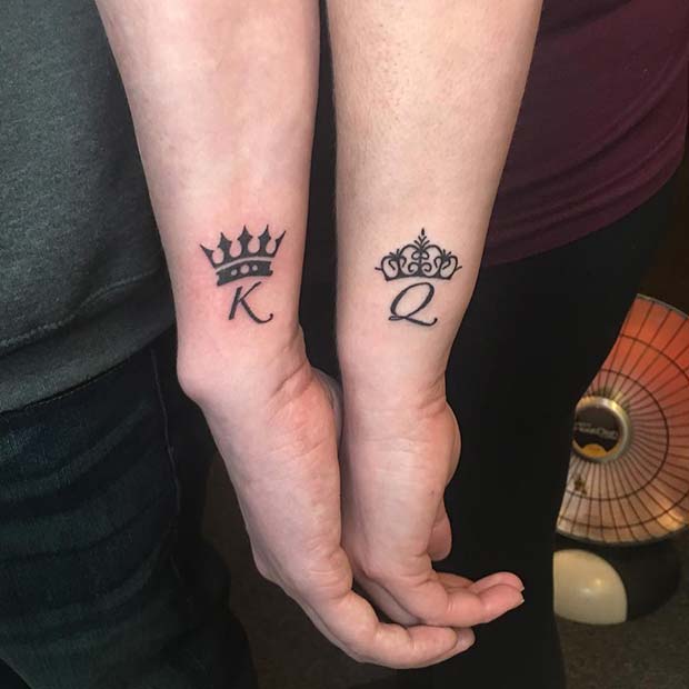 King and Queen Tattoos