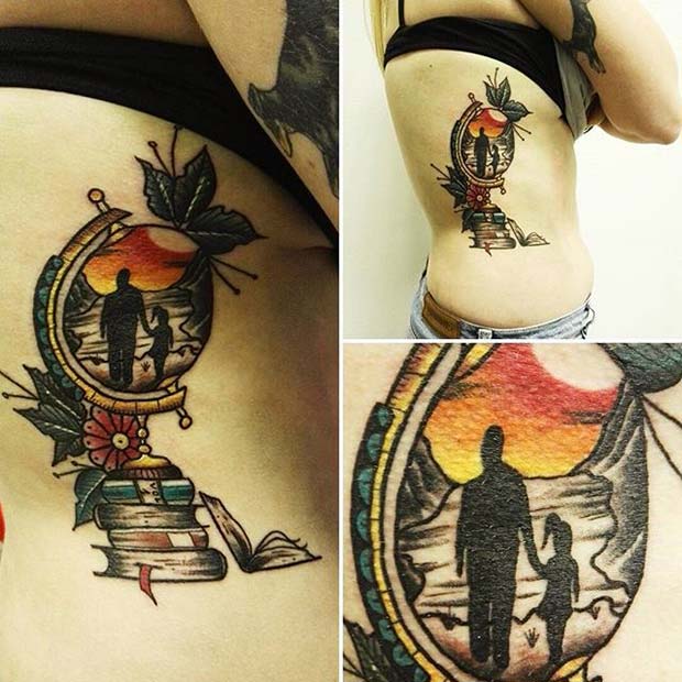 Memorial Tattoo for Grandpa