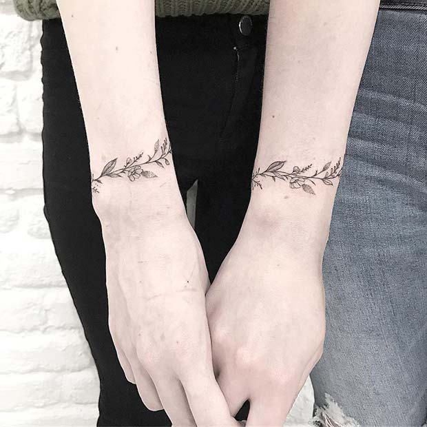 Matching Wrist Tattoos