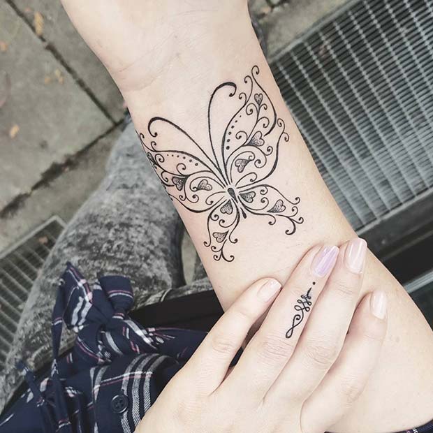 Romantic Butterfly Design
