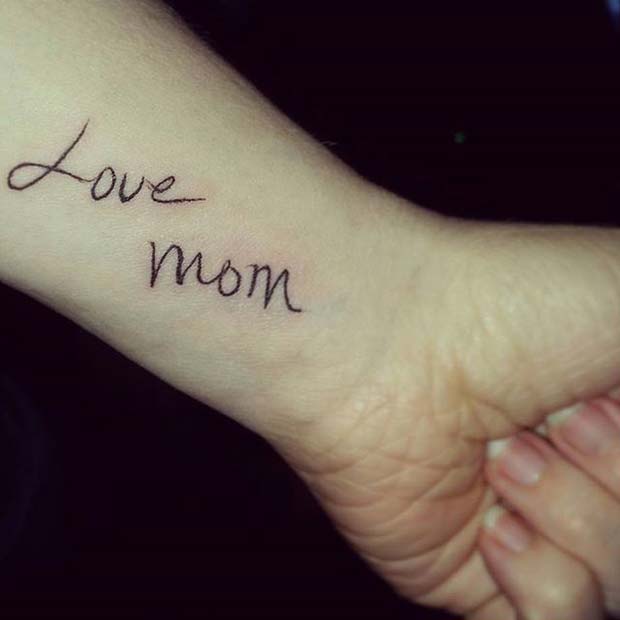 Memorial Tattoo Idea for Mom