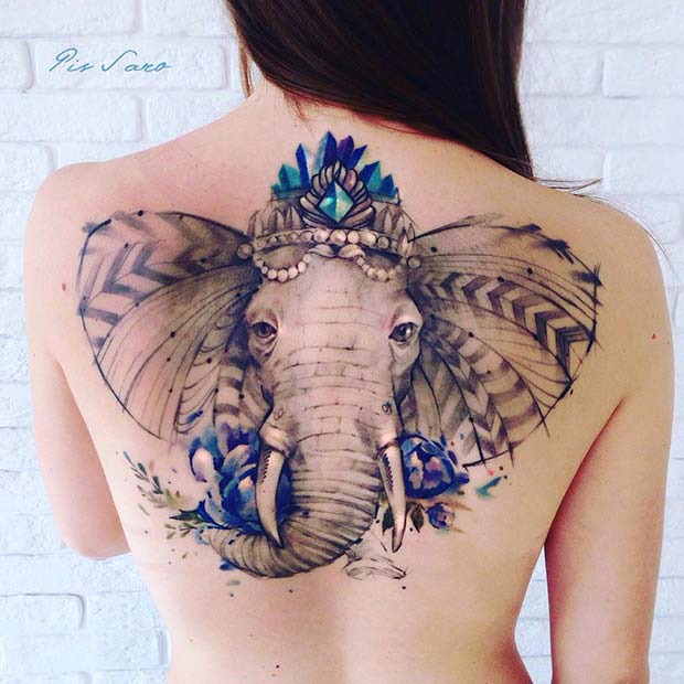 Statement Making Elephant Back Design