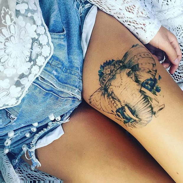 Stunning Thigh Design