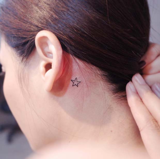 Tiny Star Tattoo for Women