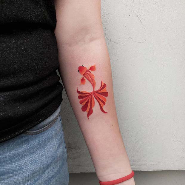 Koi Fish Tattoo Design