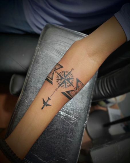 Armband Compass Tattoo