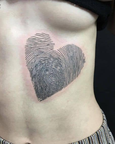 Big Fingerprint Tattoo
