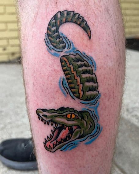Bold Gator Tattoo