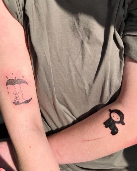 Bug and Lamb Tattoo