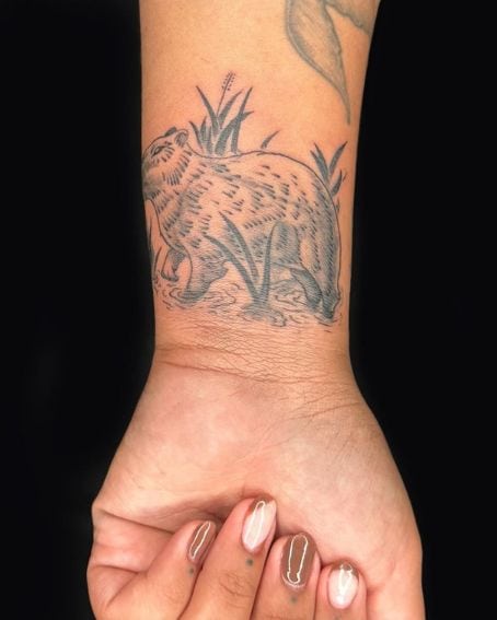 Capybara Cover Up Tattoo