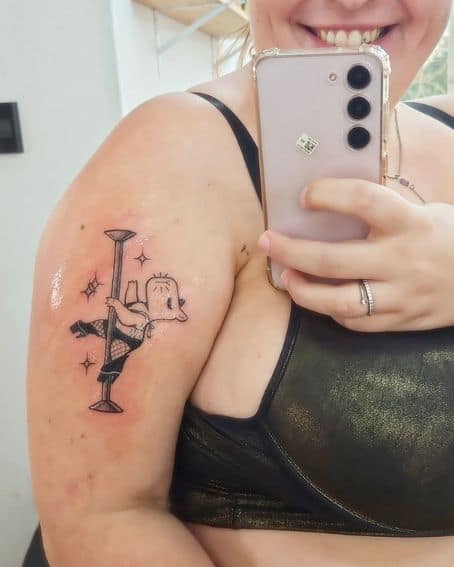 Capybara Tattoo on Upper Arm