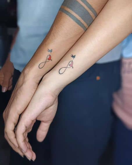 Couple Infinity Tattoo Design