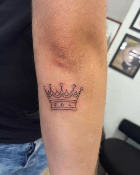 Crown Tattoo Design for the Arm