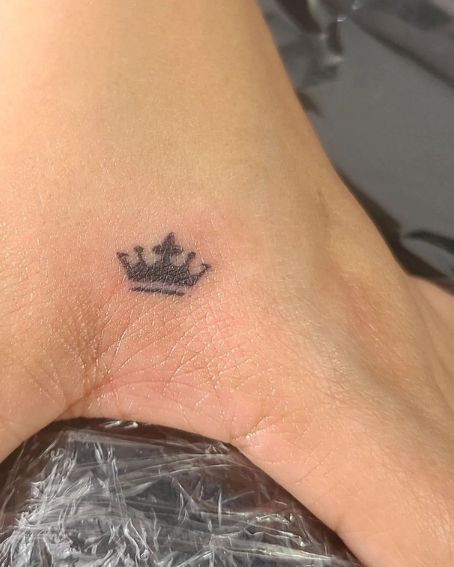 Dark Crown Tattoo on Hand