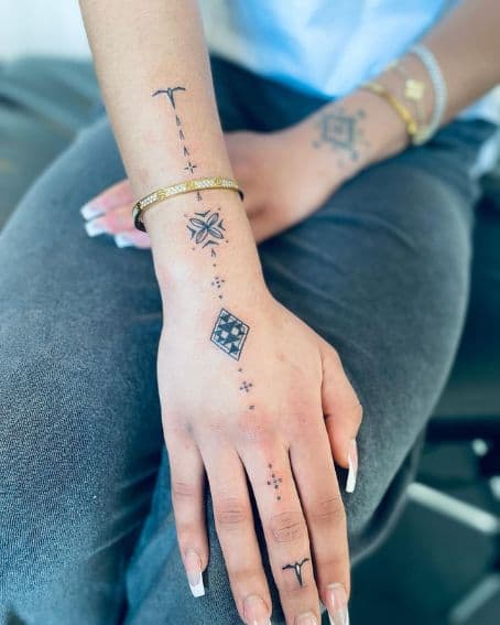 Delicate Polynesian Tattoo on Arm