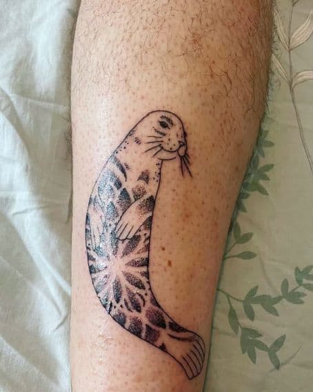 Dot Work Seal Tattoos