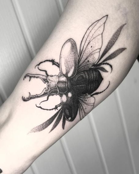 Giant Beetle Tattoo Design