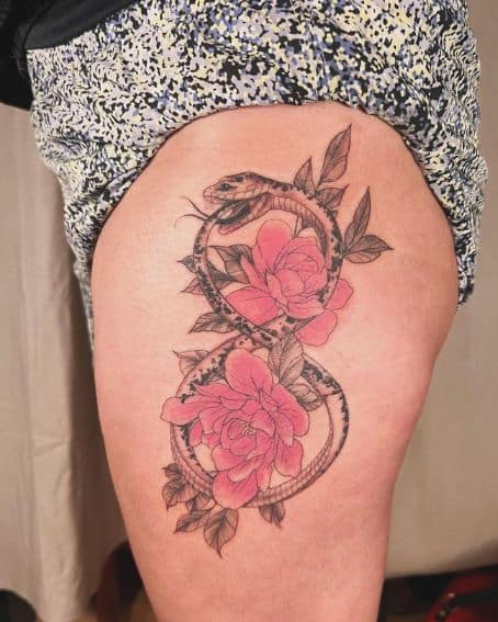 Infinity Ouroboros Snake Tattoo