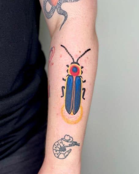 Lightning Bug Firefly Tattoo