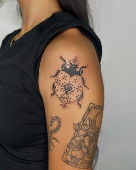 Lil Ladybug Tattoo on Arm