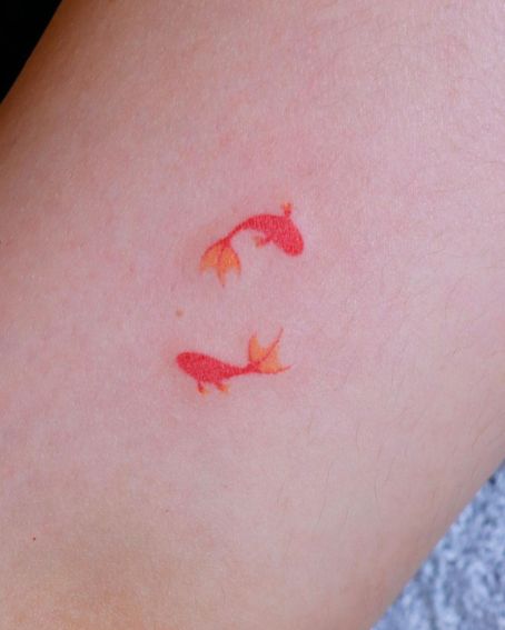 Little Friends Goldfish Tattoo