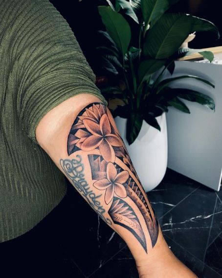 Polynesian Piece Tattoo Design