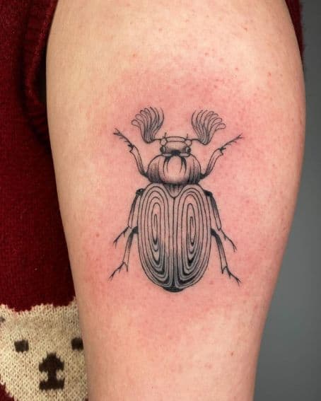 Sassy Beetle Tattoo