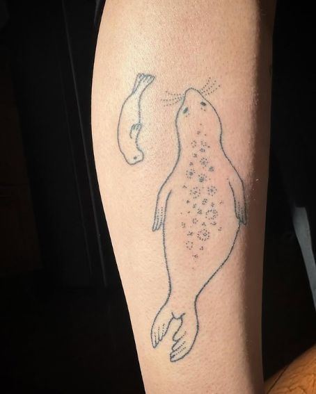 Seal and Baby Tattoo