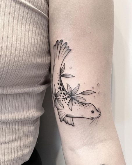 Seal Tangled Tattoo