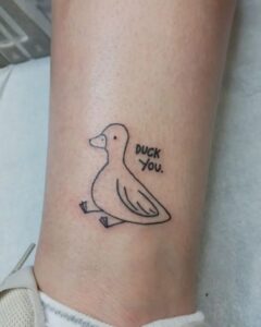 45+ Adorable Duck Tattoo Ideas You Will Fall For