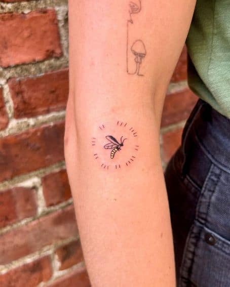 Sweet Little Lightning Bug Firefly Tattoo