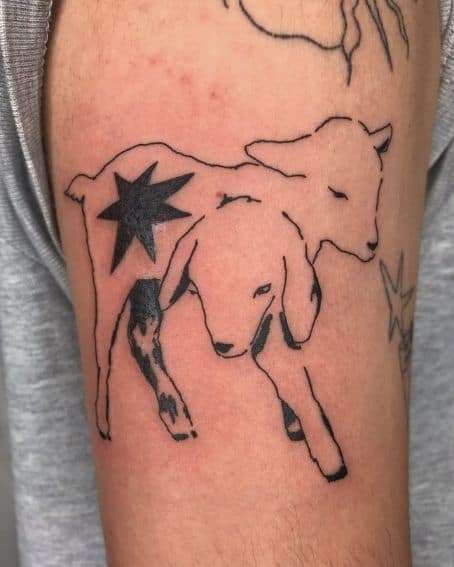 Two-Headed Lamb Tattoo